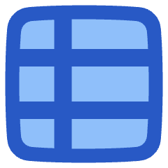 Table Icon from Plump Flat Set