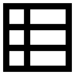 Table Icon from Sharp Line Set