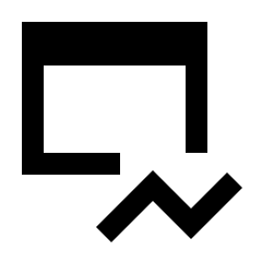 Table Chart View Icon from Sharp Line - Streamline Material Set