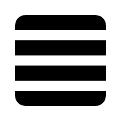 Table Rows Narrow Fill Icon from Rounded Fill - Material Pro Set