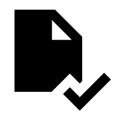 Task Fill Icon from Sharp Fill - Material Pro Set