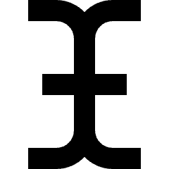 Text Bar Icon from Sharp Solid Set