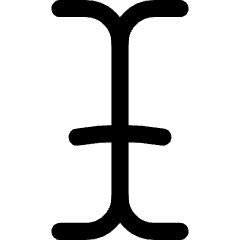 Text Bar Icon from Flex Line Set