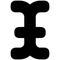 Text Bar Icon from Plump Solid Set