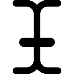 Text Bar Icon from Core Remix Set