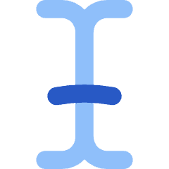 Text Bar Icon from Flex Flat Set