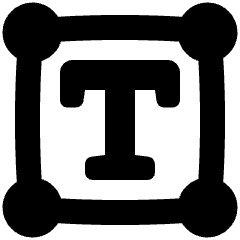 Text Box 1 Icon from Plump Solid Set
