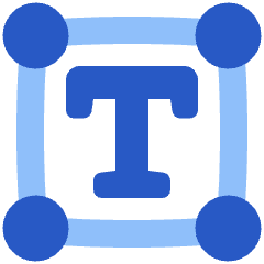 Text Box 1 Icon from Plump Flat Set