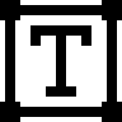 Text Box 1 Icon from Sharp Line Set