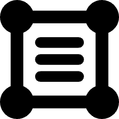 Text Box 2 Icon from Core Solid Set