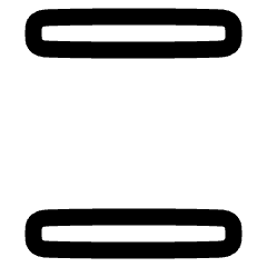 Text Content Density Large Icon from Plump Line Set