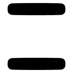 Text Content Density Large Icon from Plump Remix Set