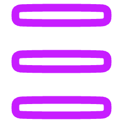 Text Content Density Medium Icon from Plump Neon Set