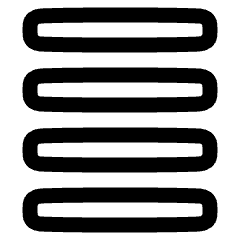 Text Content Density Small Icon from Plump Line Set