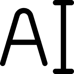Text Editing Typing Icon from Core Line Set