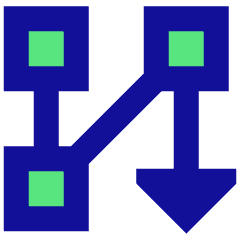 Text Flow Columns Icon from Sharp Pop Set