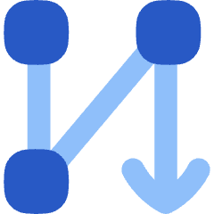 Text Flow Columns Icon from Flex Flat Set