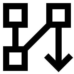 Text Flow Columns Icon from Sharp Line Set