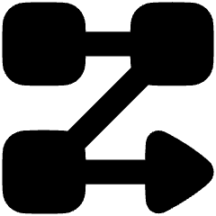 Text Flow Rows Icon from Plump Solid Set