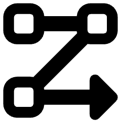 Text Flow Rows Icon from Core Remix Set