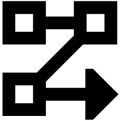 Text Flow Rows Icon from Sharp Remix Set