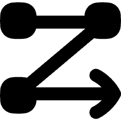 Text Flow Rows Icon from Flex Solid Set