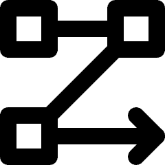 Text Flow Rows Icon from Micro Line Set