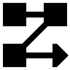 Text Flow Rows Icon from Sharp Solid Set