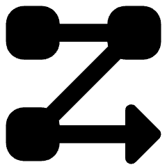 Text Flow Rows Icon from Core Solid Set