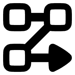 Text Flow Rows Icon from Plump Remix Set