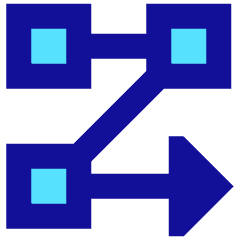 Text Flow Rows Icon from Sharp Pop Set