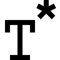 Text Footnote Icon from Sharp Line Set