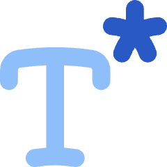 Text Footnote Icon from Flex Flat Set