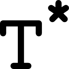 Text Footnote Icon from Core Remix Set