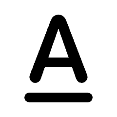 Text Format Icon from Rounded Line - Material Pro Set