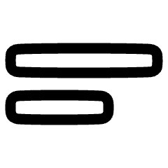 Text Format Summary Icon from Plump Line Set