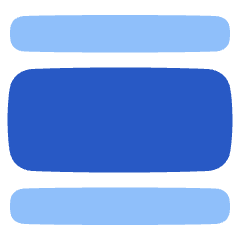Text Image Center Icon from Plump Flat Set