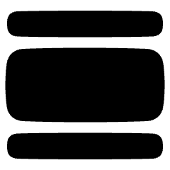 Text Image Center Icon from Plump Solid Set