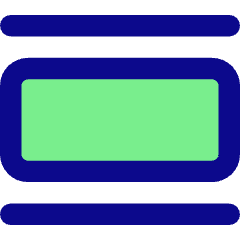 Text Image Center Icon from Core Pop Set