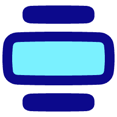 Text Image Center Large Icon from Plump Pop Set
