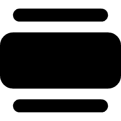 Text Image Center Large Icon from Core Solid Set