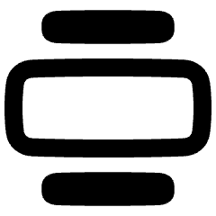 Text Image Center Large Icon from Plump Remix Set