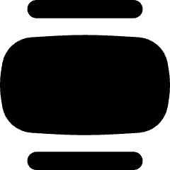 Text Image Center Large Icon from Flex Solid Set