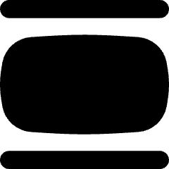 Text Image Center Icon from Flex Solid Set