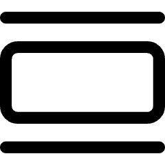 Text Image Center Icon from Core Line Set