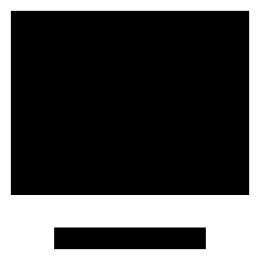 Text Image Top Icon from Sharp Solid Set