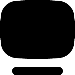 Text Image Top Icon from Flex Solid Set