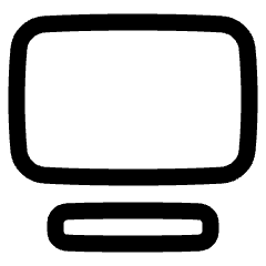 Text Image Top Icon from Plump Line Set