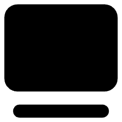 Text Image Top Icon from Core Solid Set