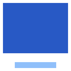 Text Image Top Icon from Sharp Flat Set